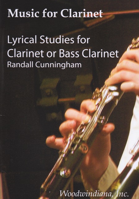 Randall Cunningham Lyrical Studies for Clarinet or Bass Clarinet